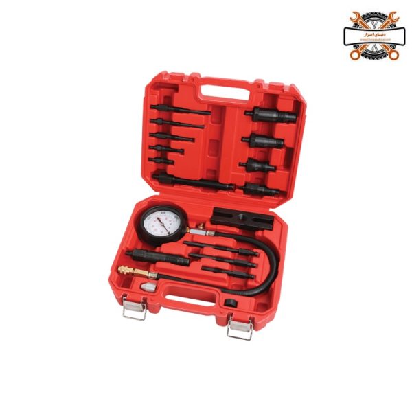 کمپرس سنج دیزلی )انژکتور مستقیم و غیر مستقیم( ۱۸ پارچه PSI ۱۰۰۰برند LK مدل A1009