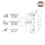 سه نظام دستگاه تراش FUERDA (فوردا) سایز 80 الی 1250 میلی متر مدل K11 (2) (1)