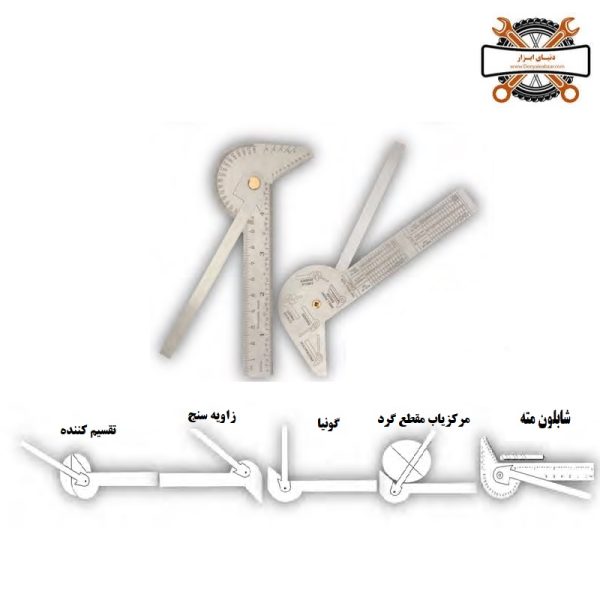 شابلون و خط کش چندکاره برند GROZ