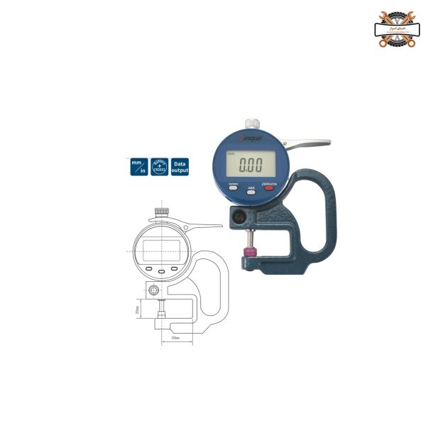 ضخامت سنج دیجیتال سایز 10-0 میلیمتر داسکوا مدل 5840-6240
