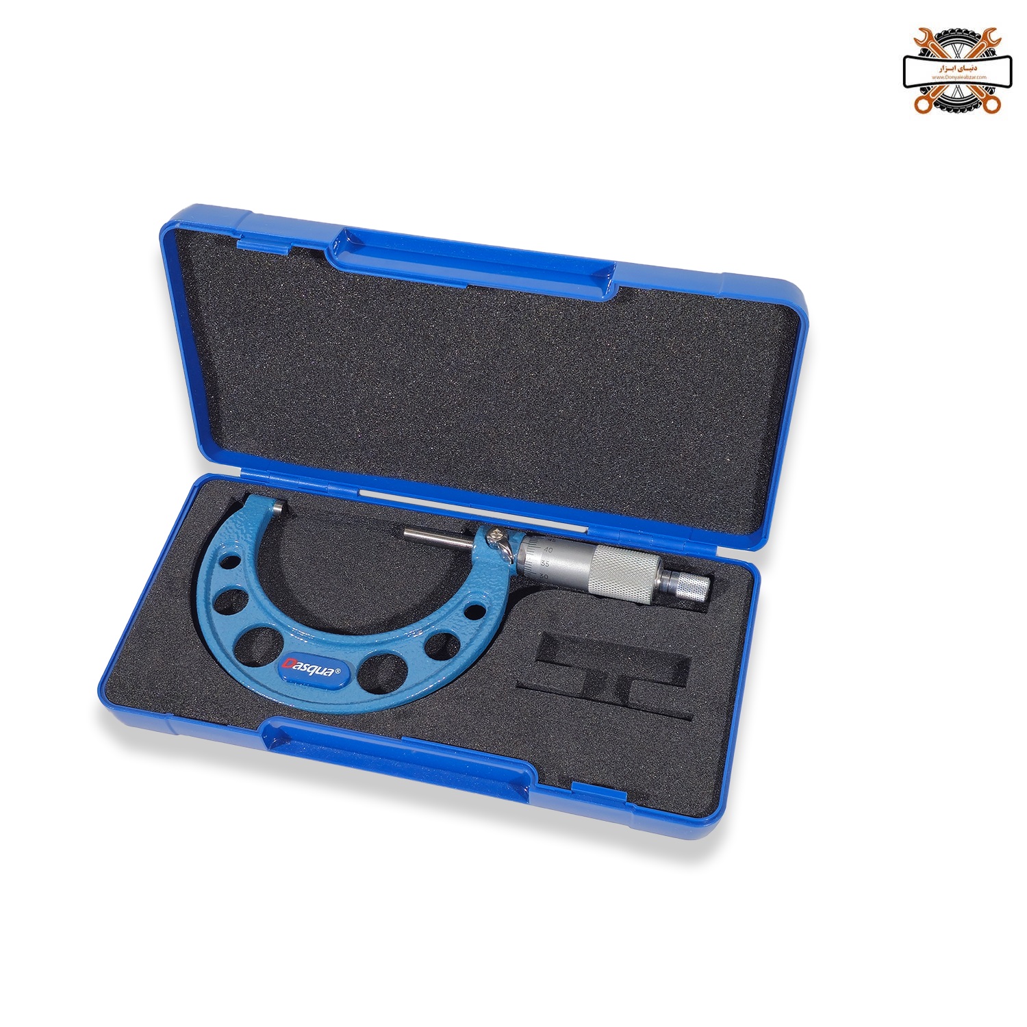 میکرومتر خارج سنج 75-50 میلیمتر دقت 0.01 داسکوا (DASQUA) مدل 4111-8115 میکرومتر خارج سنج 75-50 میلیمتر دقت 0.01 داسکوا (DASQUA) مدل 4111-8115