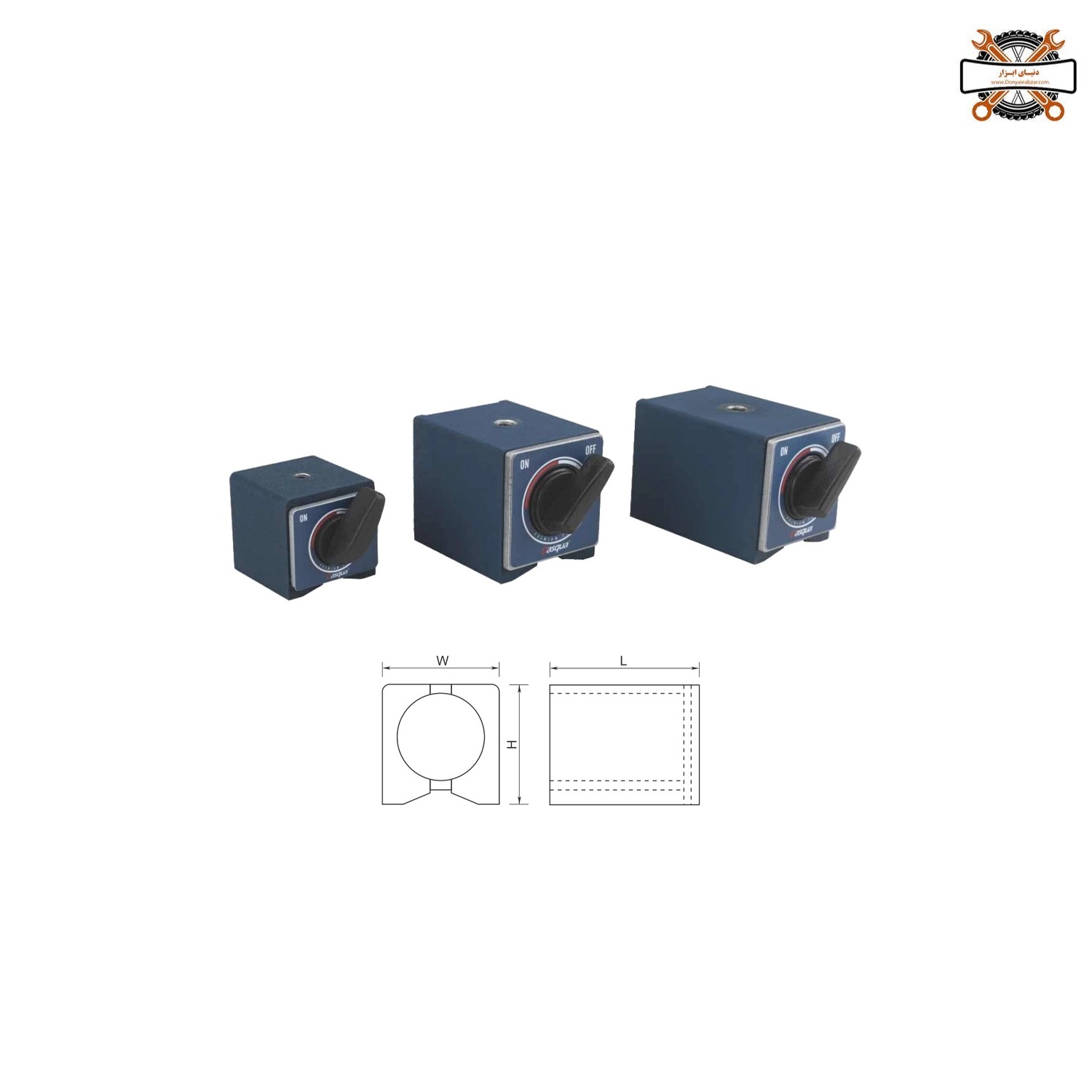 پایه مگنت توان 100 کیلو گرم داسکوا مدل 7000-0010 پایه مگنت توان 100 کیلو گرم داسکوا مدل 7000-0010