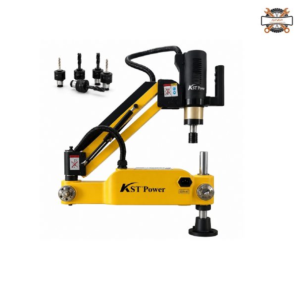 دستگاه قلاویز زن برقی بازویی AST POWER M5-M36 با پاشش روغن و هوا