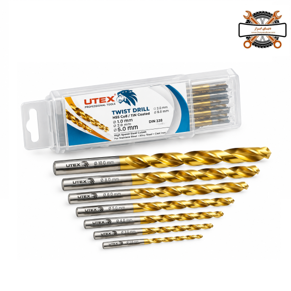 مته ته گرد کبالت 8% یوتکس (UTEX) مدل GT100