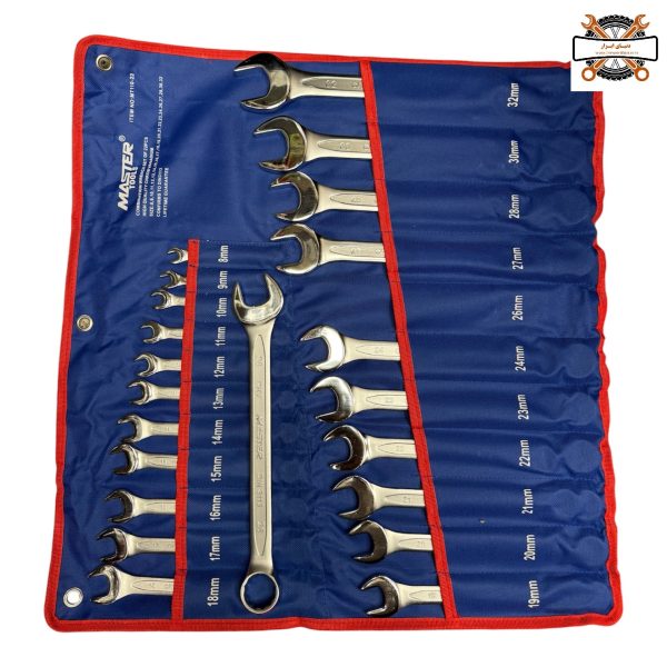مجموعه 22 عددی آچار یکسر تخت یکسر رینگی مستر تولز مدل MT110-22 (3)