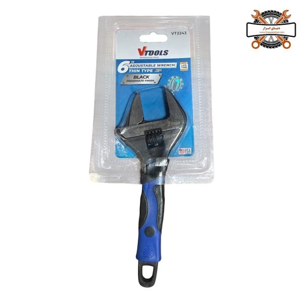 آچار فرانسه 6 اینچ پکیجی وی تولز VTOOLS